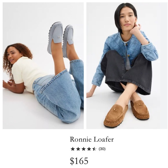 Coach RONNIE Leather Loafer Buff Size 8.5B - Picture 2 of 14